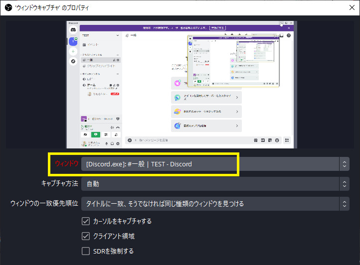 obsとDidsocrdの連携