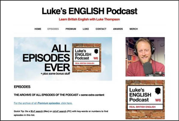 上級者向けの英語ポッドキャスト番組Luke's English