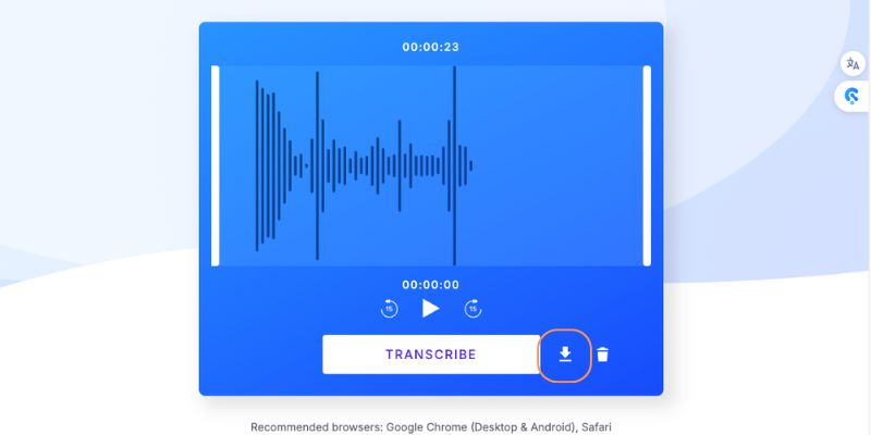 Revの録音ファイルを保存する