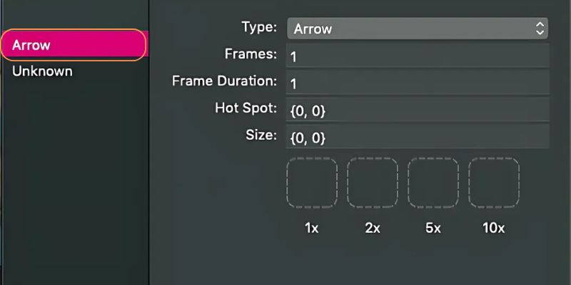 macマウスカーソルをキャラクターに変更する