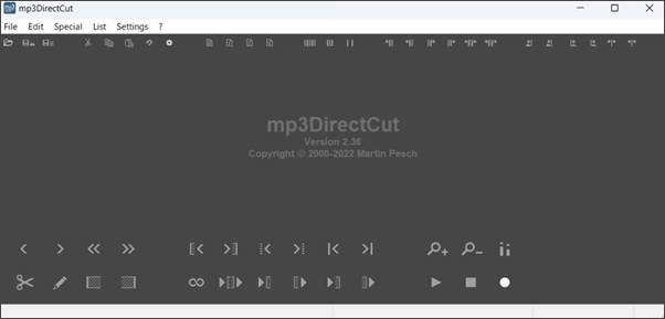 mp3編集ソフトmp3DirectCut