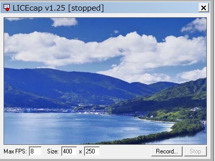 mp4をgifに変換するソフト-LICEcap