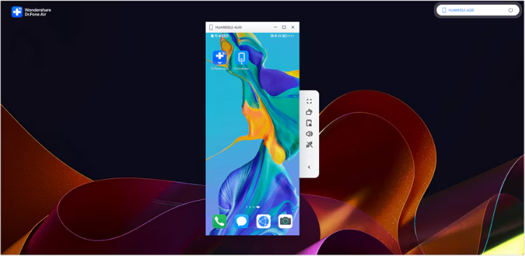 Dr.FoneでPCとAndroidをミラーリング接続