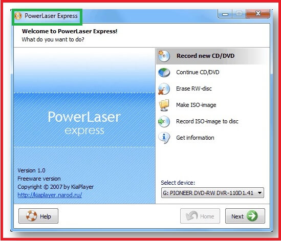 Online DVD Burner