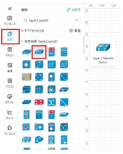 ネットワーク図形一覧