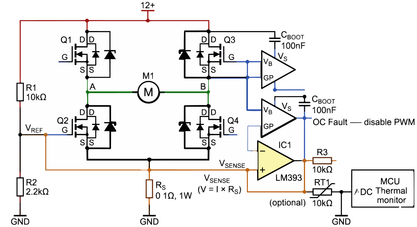 DCモーター制御回路図