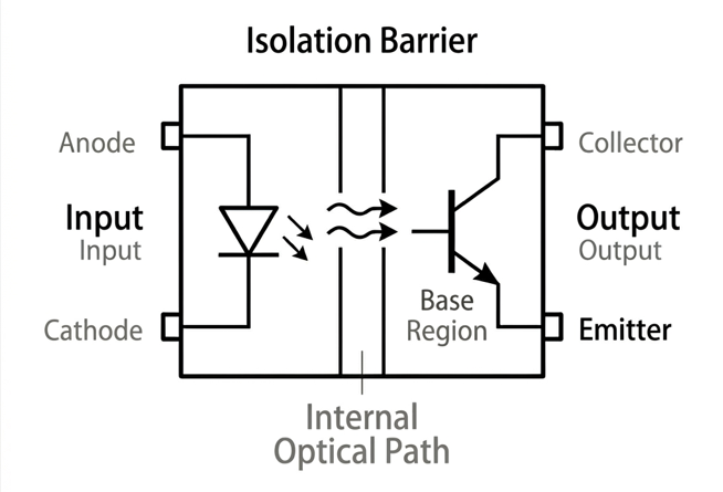 フォトカプラ回路 記号