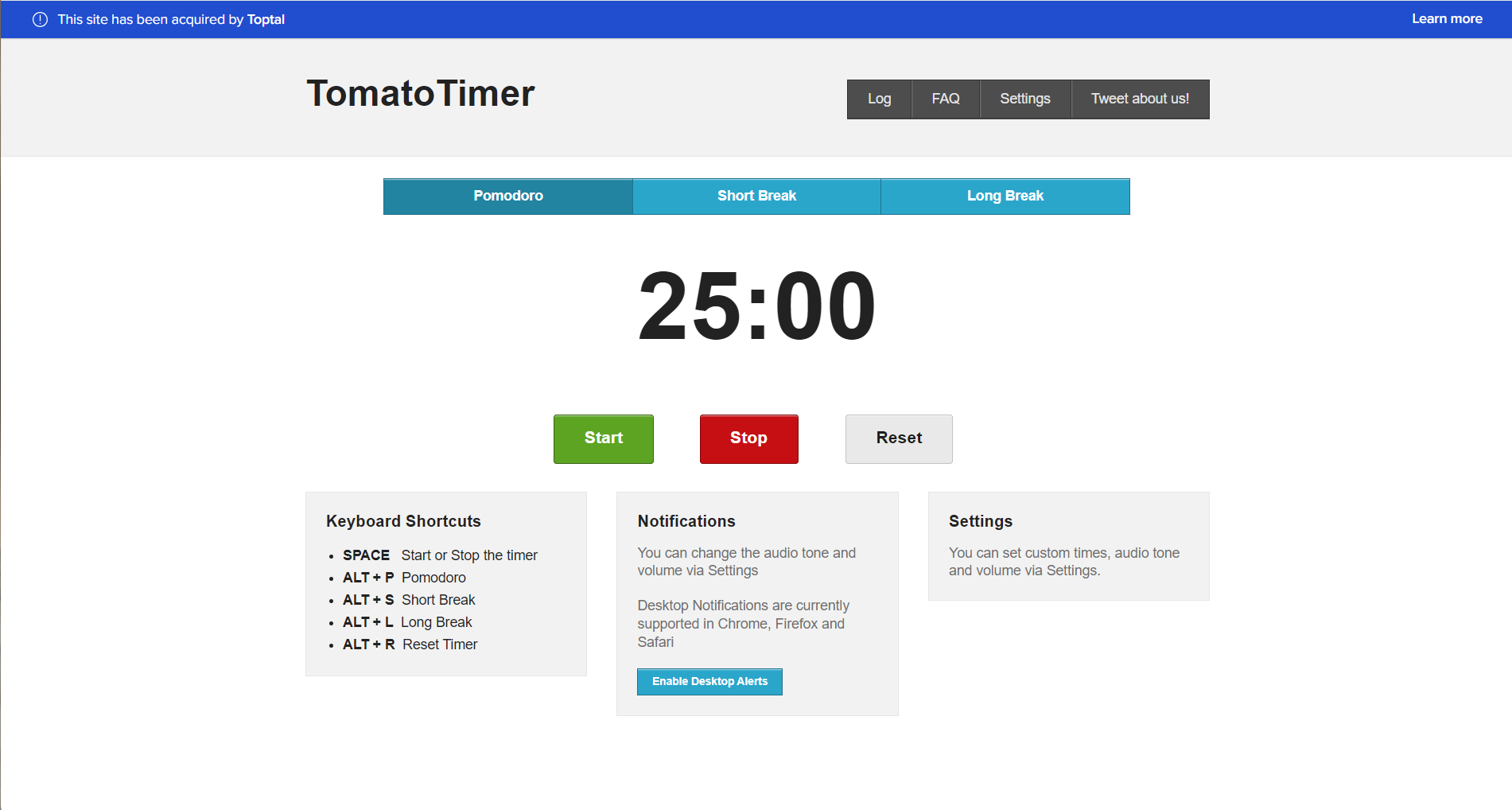 ADHD対策 Tomato Timer