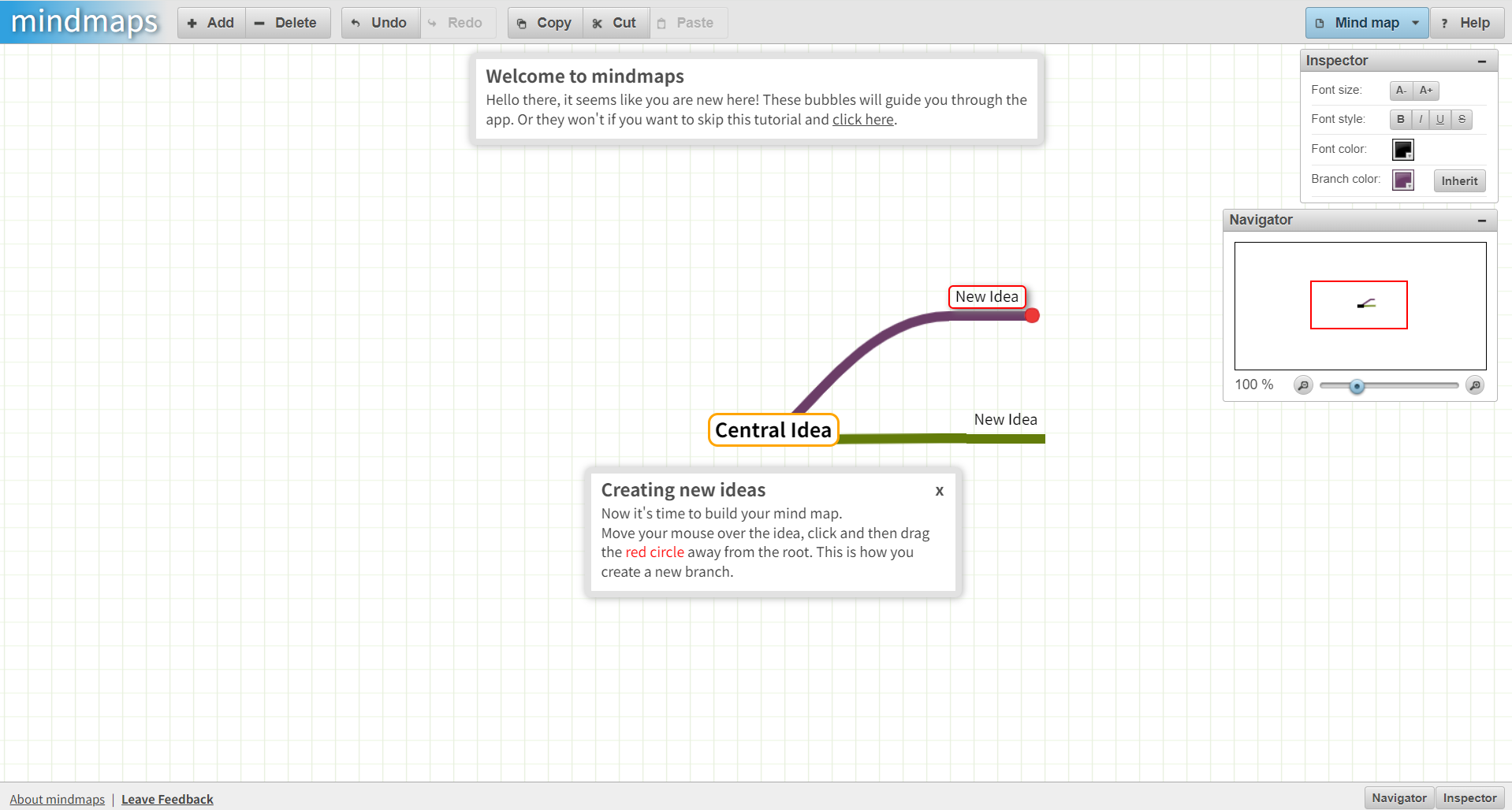マインドマップソフト Mindmaps
