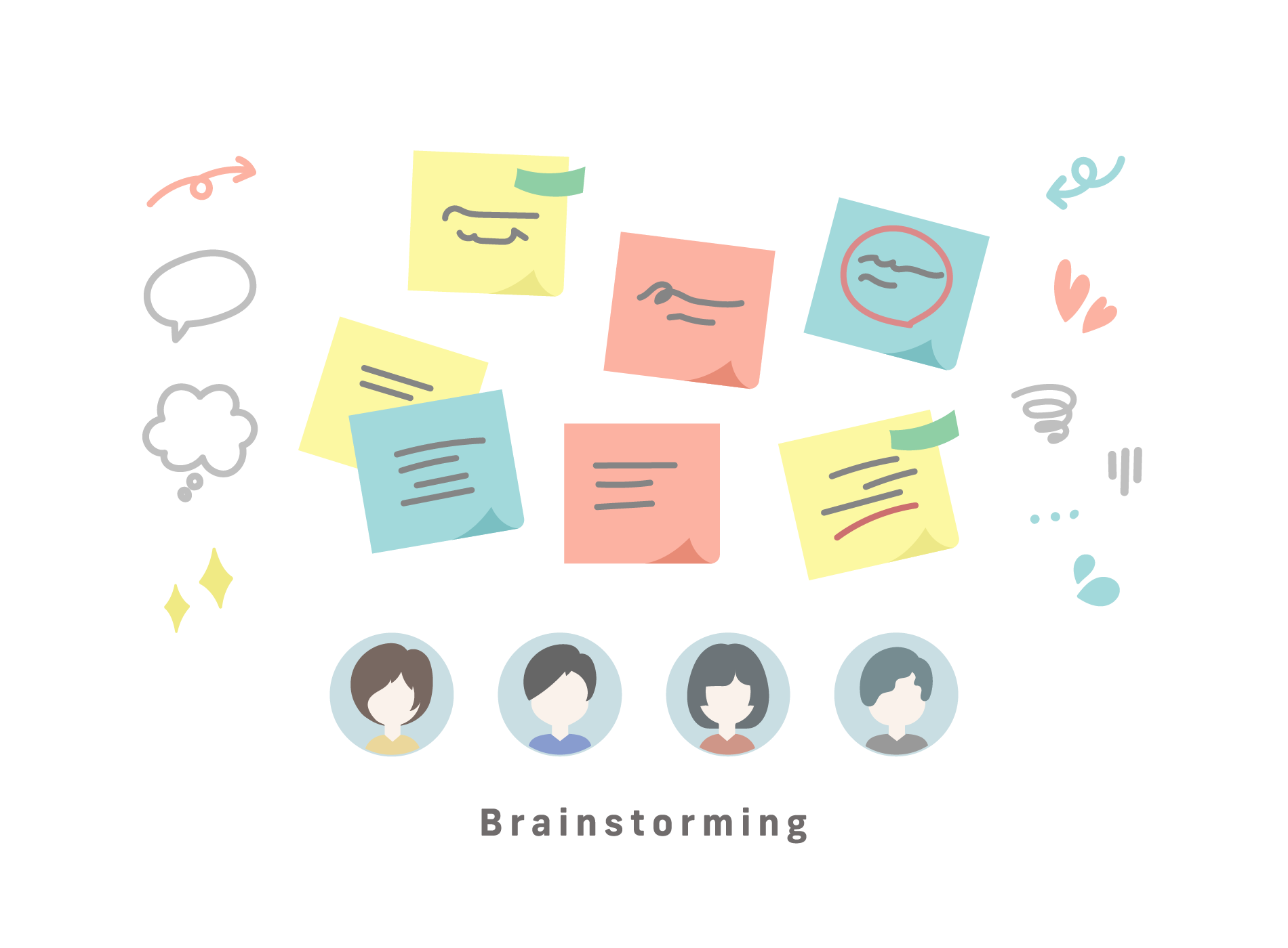 KJ法とブレインストーミングとの関係