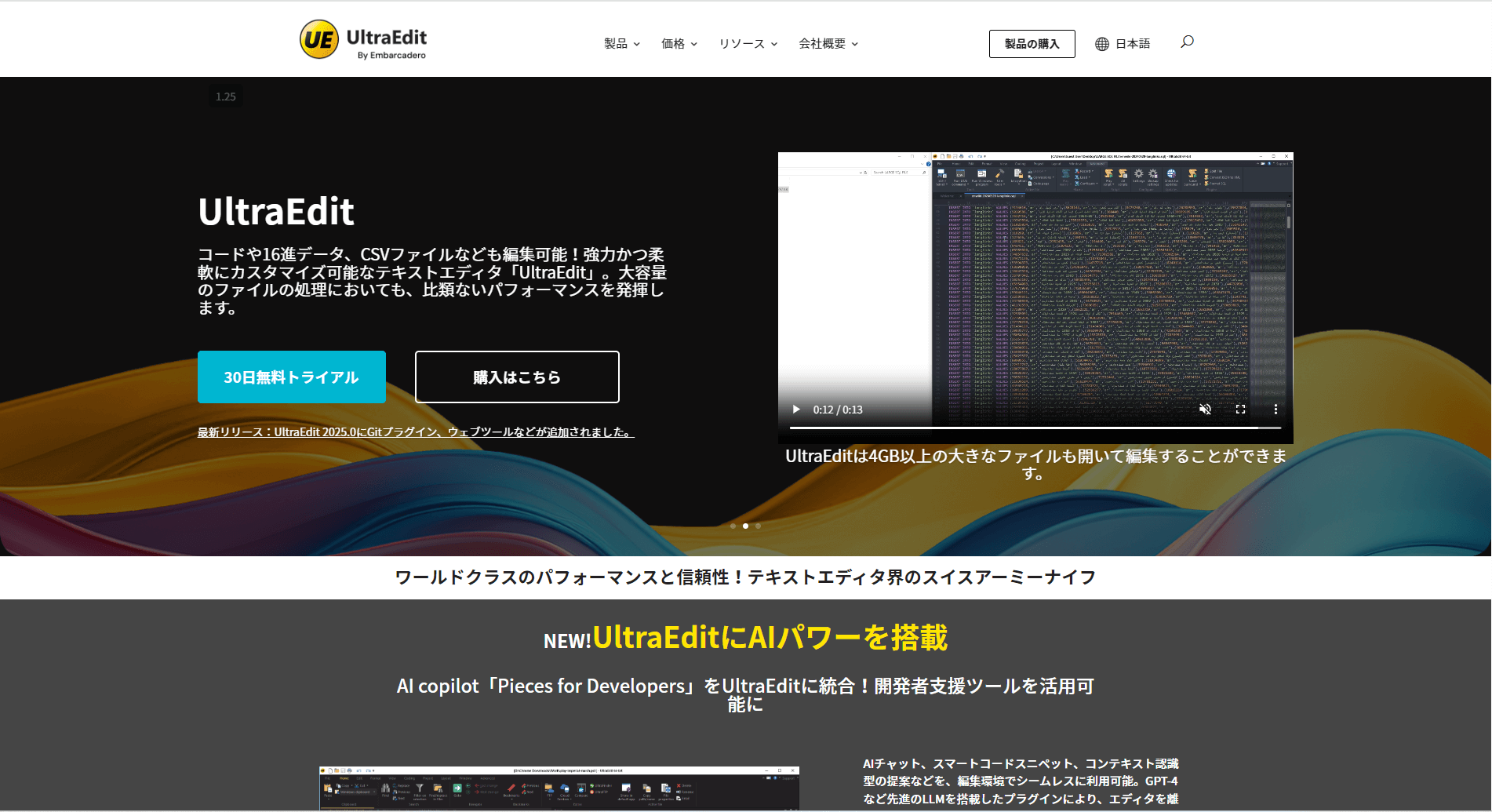 テキストエディタ UltraEdit