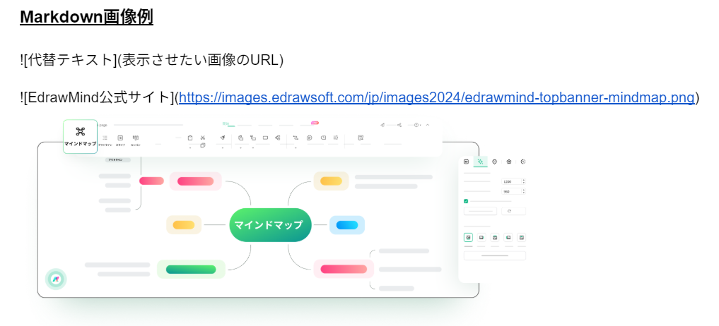 wysiwygエディタ Markdownエディタ2