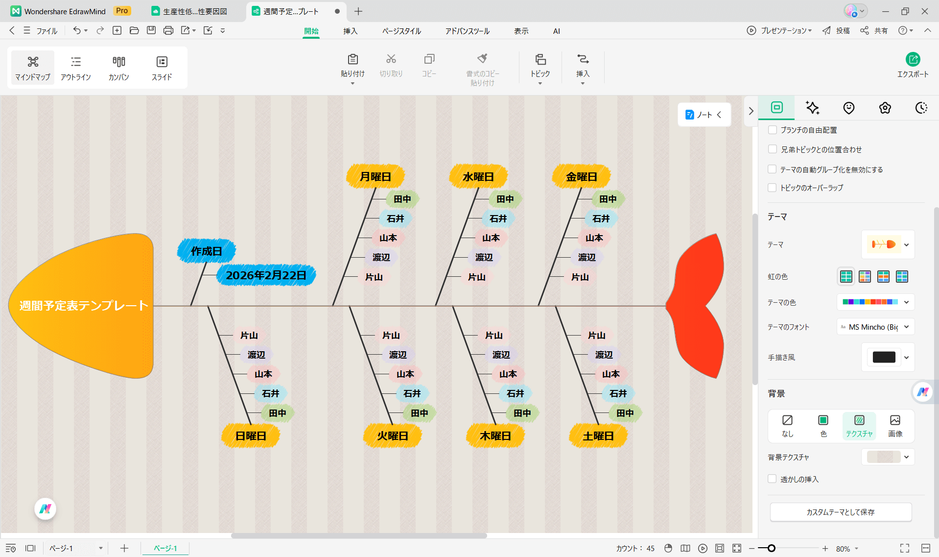 タスク管理に役立つツールEdrawMind 多角的な視覚化によるタスク管理