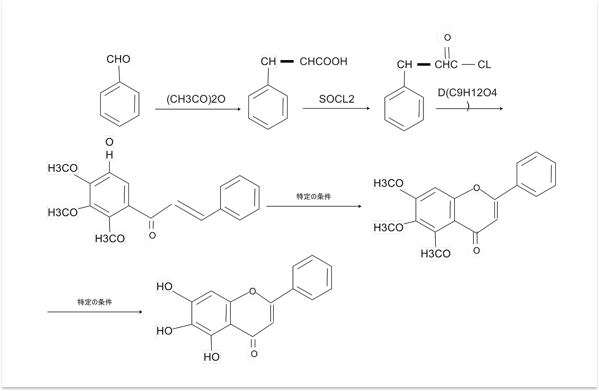 化学構造式の作成例