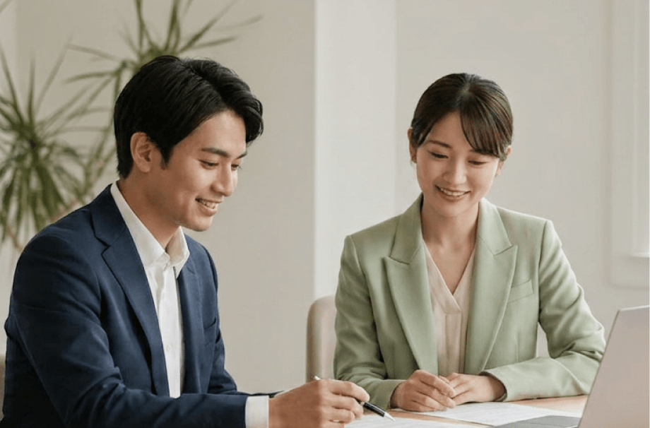 最新バージョン導入の打ち合わせを進める担当者