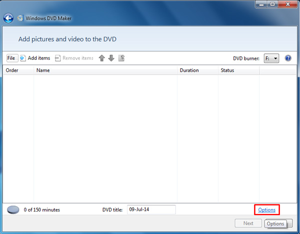 windows dvd maker error at 99
