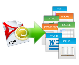 PDF ファイルを多様な形式に変換
