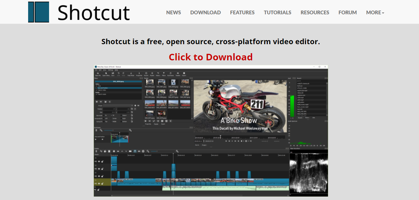 「Shotcut」