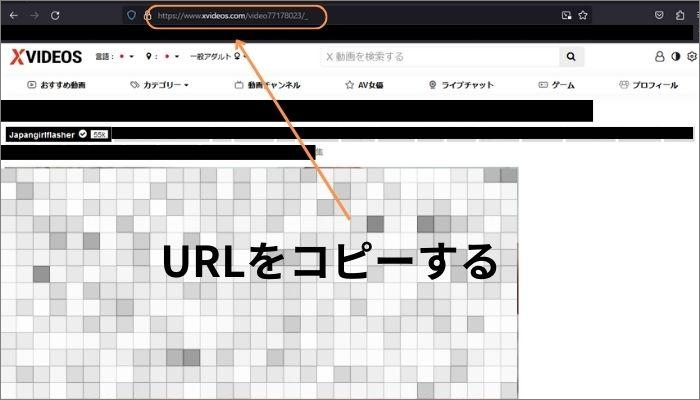 動画ページのURLをコピー