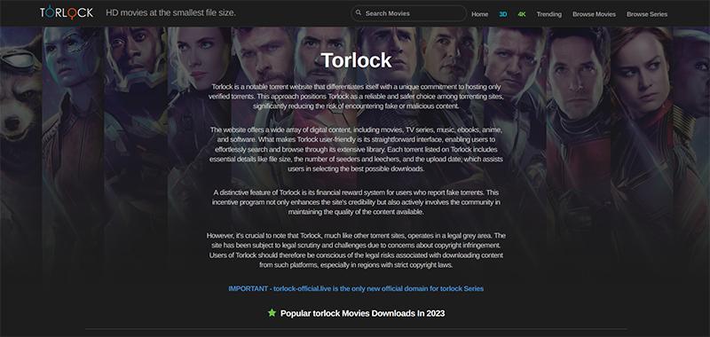 Torrent（トレント）：代表的なトラッカーサイト:TorLock  