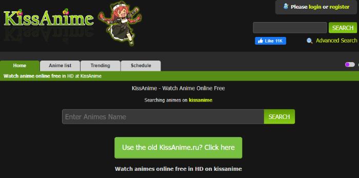 アニメ 無料 ダウンロードサイト1：KissAnime