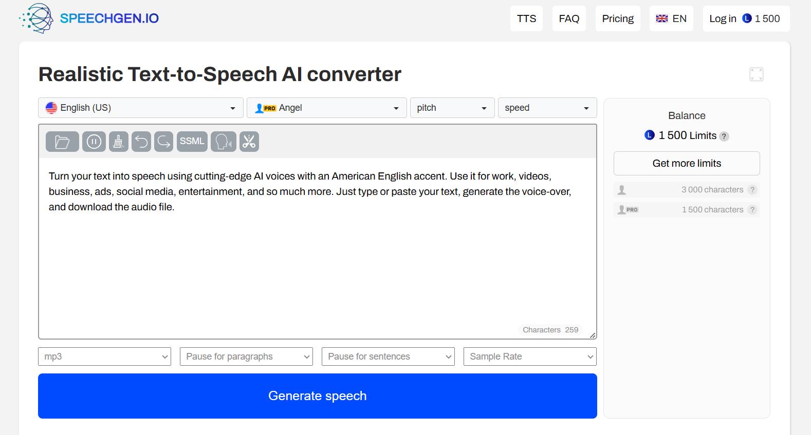 SpeechGen.io