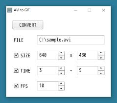 AVI to GIF