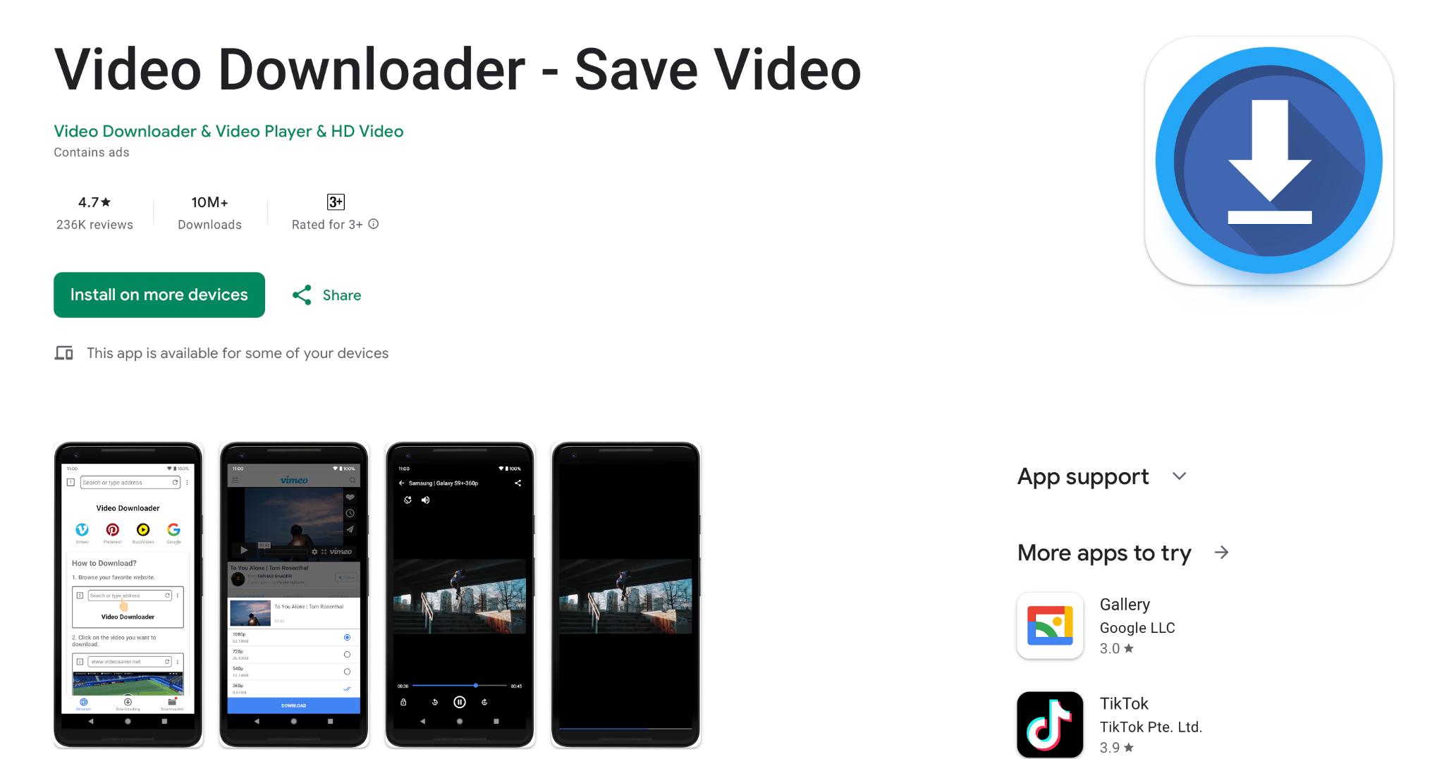 Video Downloader - Save Video