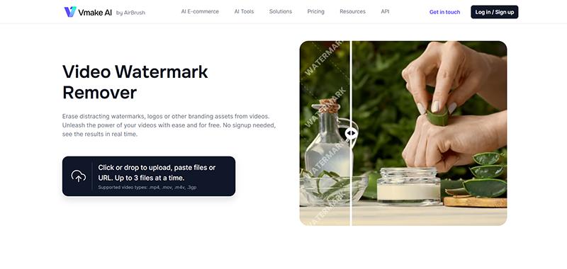 動画をウォーターマーク（透かし）なしにできる無料サイト：Video Watermark Remover