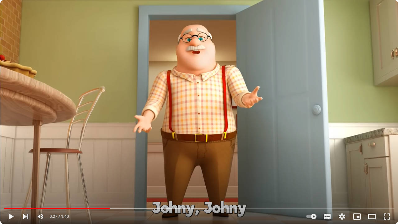 ohny johny yes papa