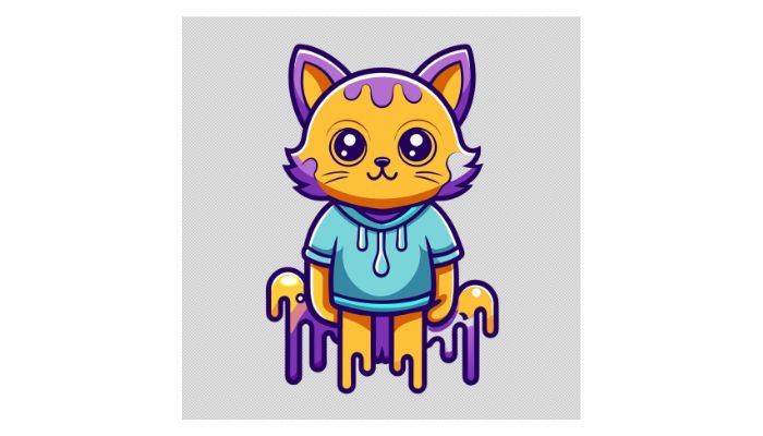 背景削除が完了した絵
