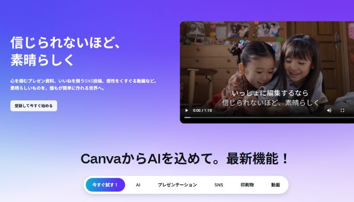 画像編集ソフトCanva