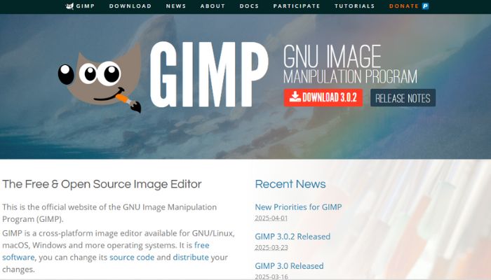 写真加工ソフトGINP