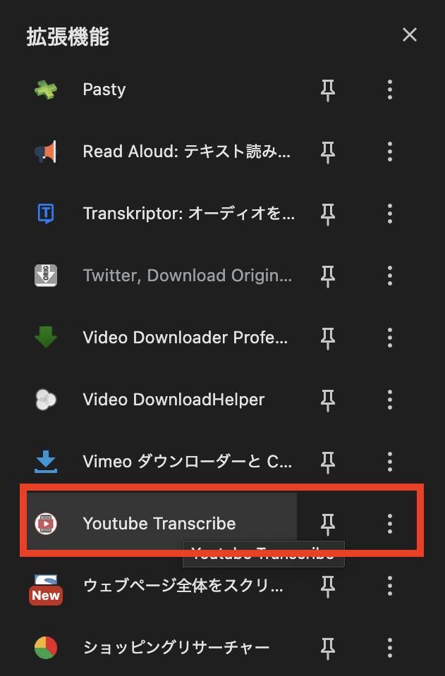 YouTube Transcribe