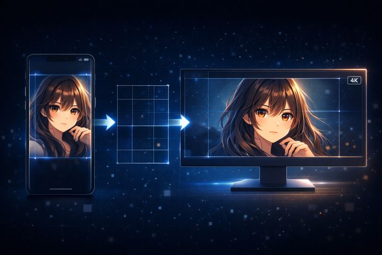 スマホ・PC向けに最適な高画質アニメ壁紙の作り方 