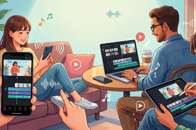 自分に合った方法で動画と音声を合成